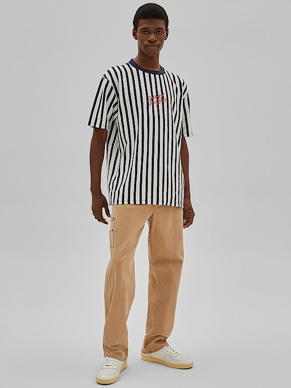 T shirt guess hotsell rayé