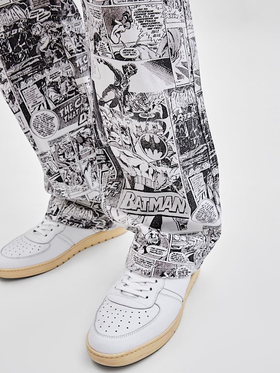 GUESS Batman comic print denim pant
