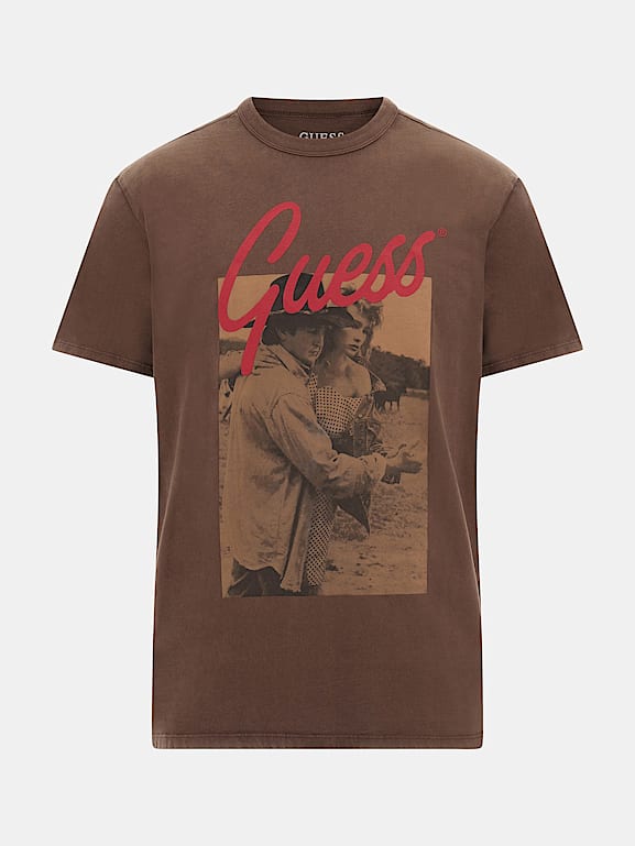 GUESS Front print t shirt
