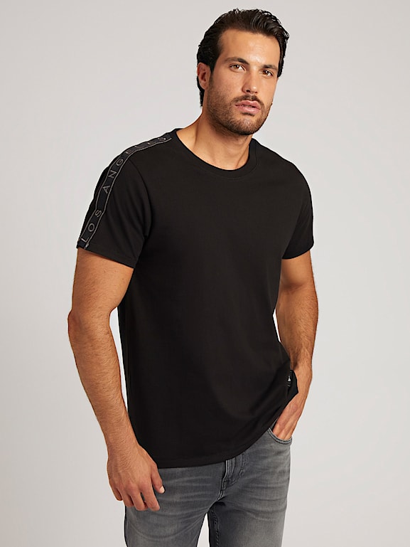 Guess men's black t shirt store