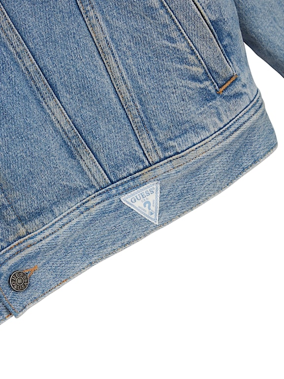 Guess sherpa denim jacket top