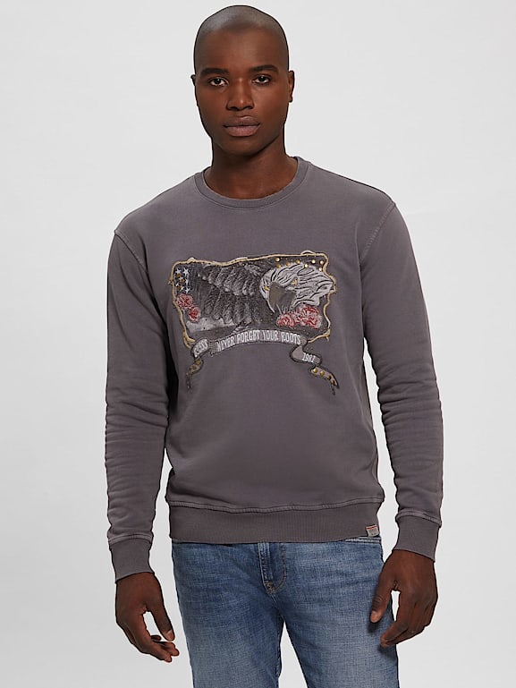 GUESS Front patch sweatshirt