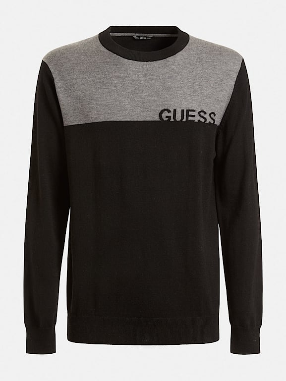 Guess colorblock cheap pullover hoodie