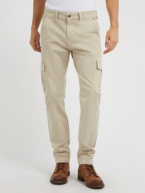 Presentador cuenco pasillo Pantalón cargo corte slim Hombre | GUESS® Sitio Oficial