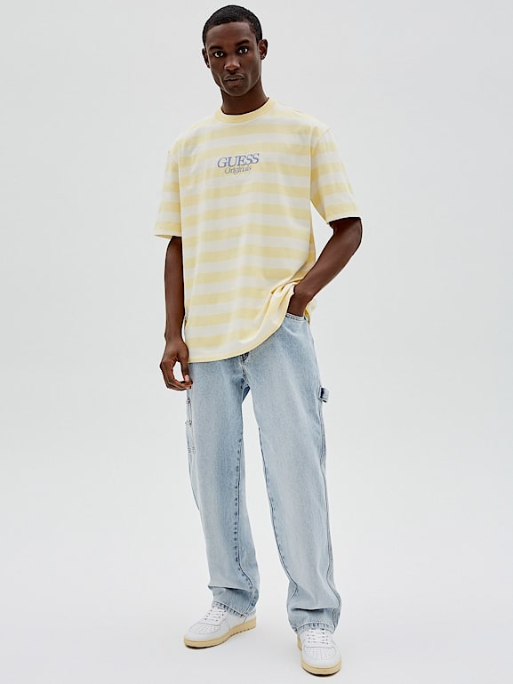 Guess t shirt a righe shop