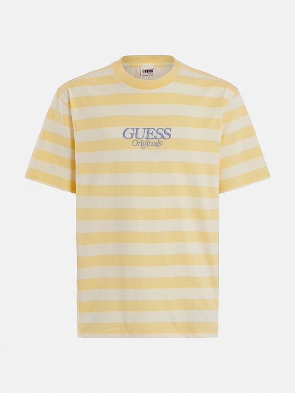 Guess t discount shirt rayé