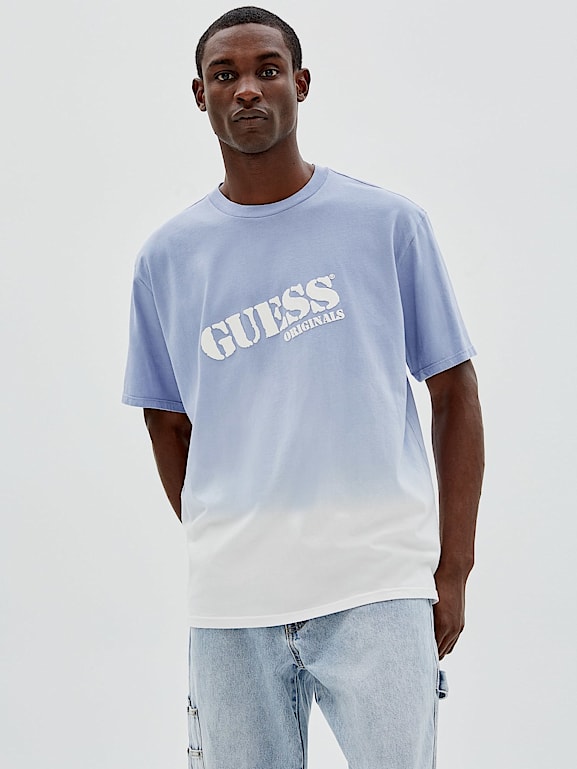 GUESS FRONT LOGO T SHIRTS