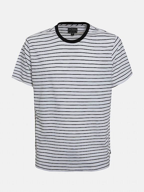 T shirt guess rayé sale