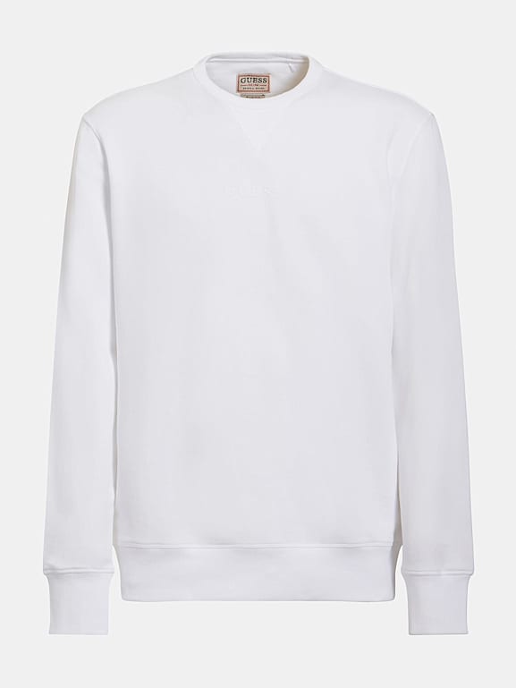 Guess white crew neck online