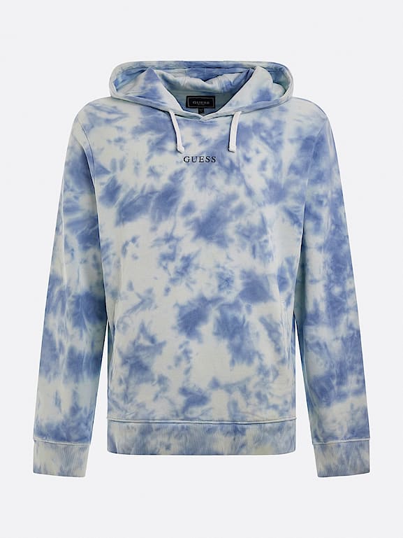 Tie dye guess hoodie top
