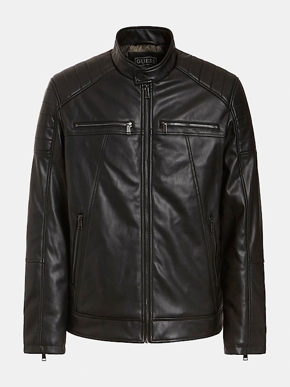 Guess giacca ecopelle on sale