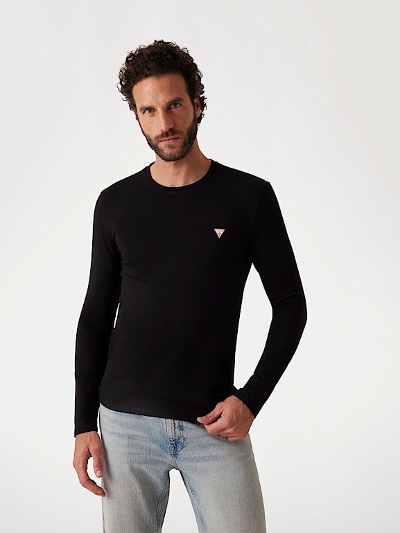 Tee shirt manche longue guess store
