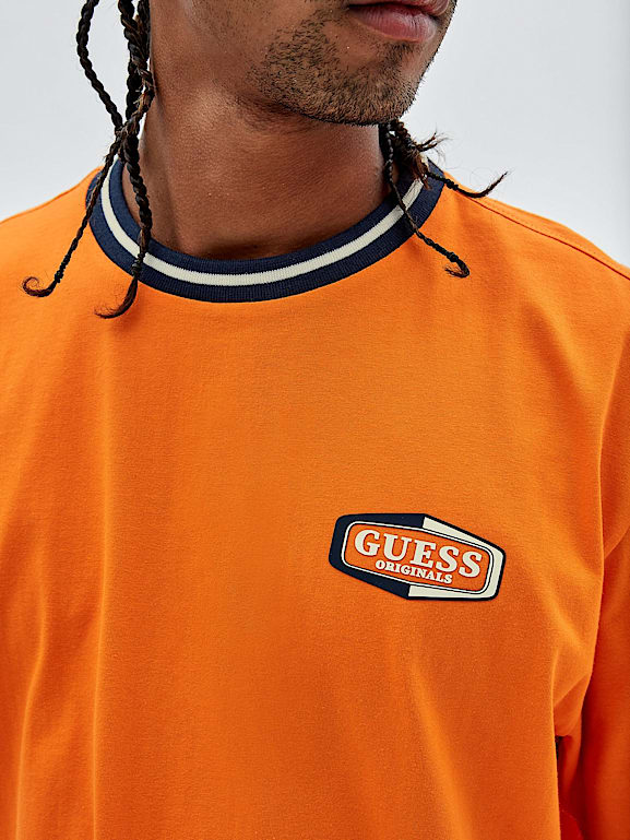 Orange guess shirt discount