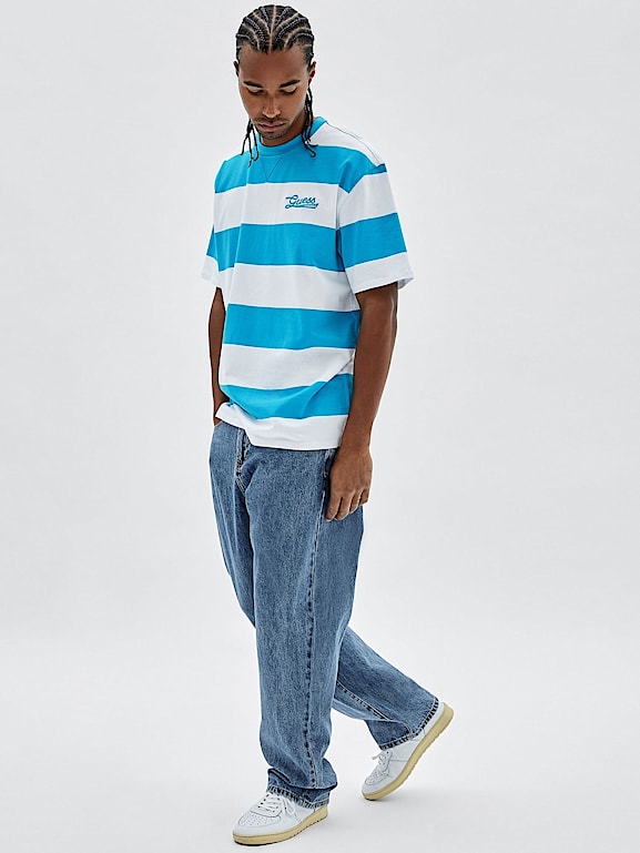 GUESS STRIPED T SHIRT