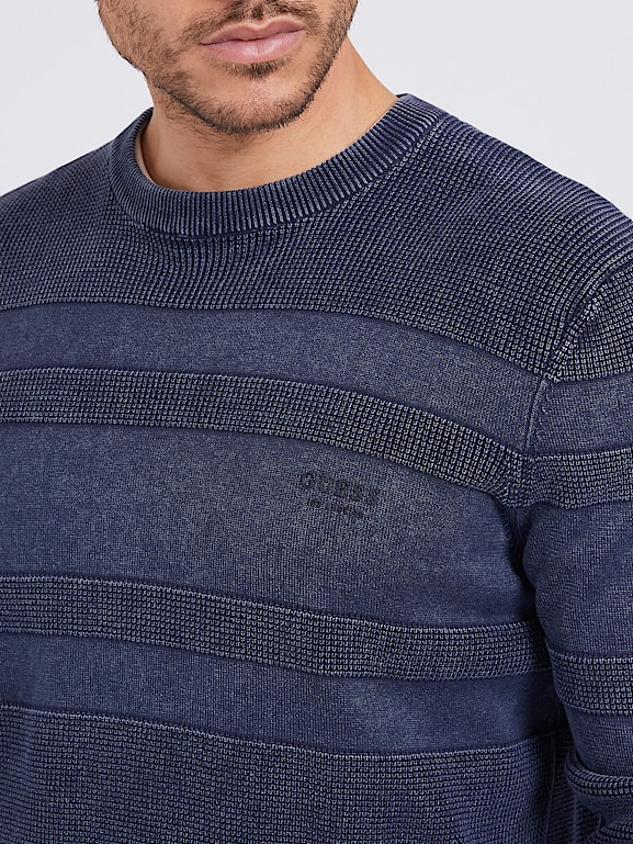Pull guess homme rayé outlet