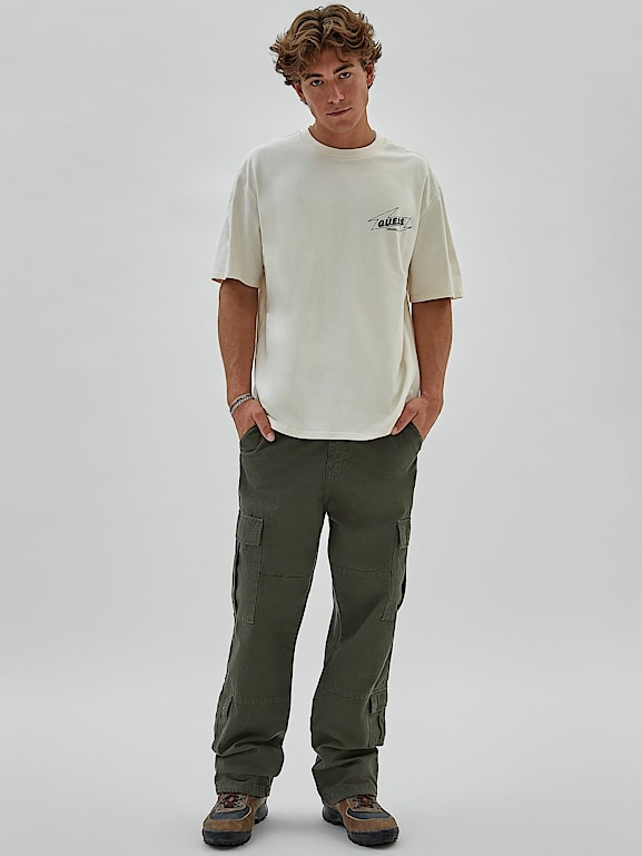 Guess cargo pants mens hotsell