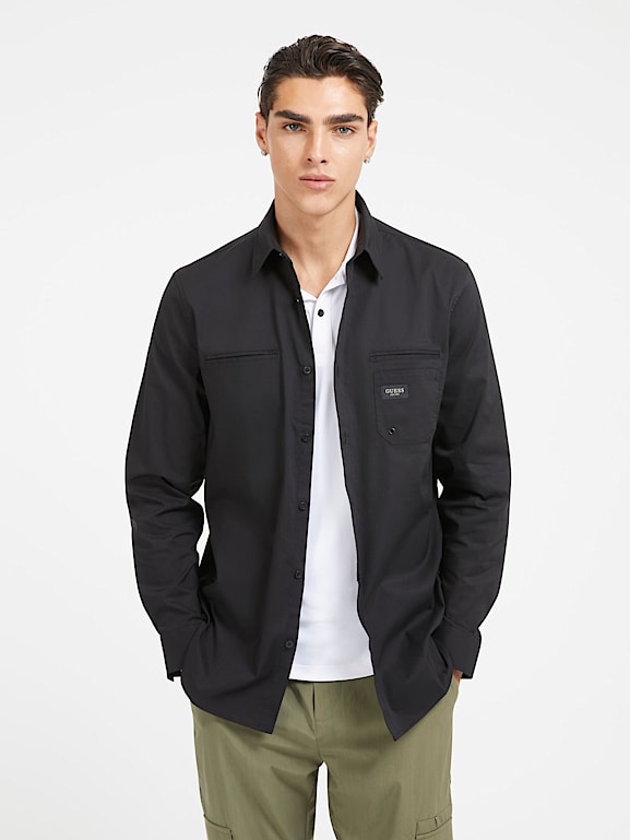 Camisa elastica hombre 2025