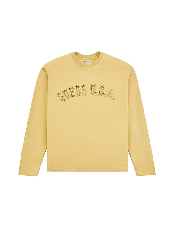 Guess logo 2025 long sleeve