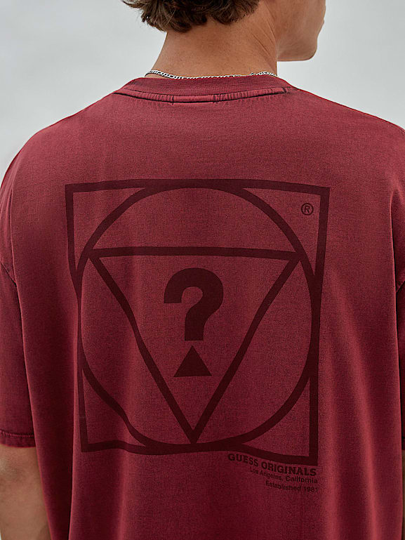 Guess top maroon shirt