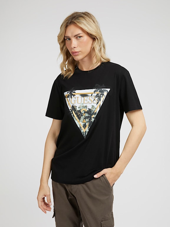 Camiseta guess triangulo hombre store
