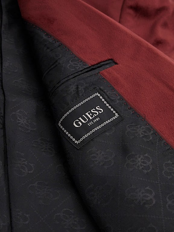 Guess velvet blazer top