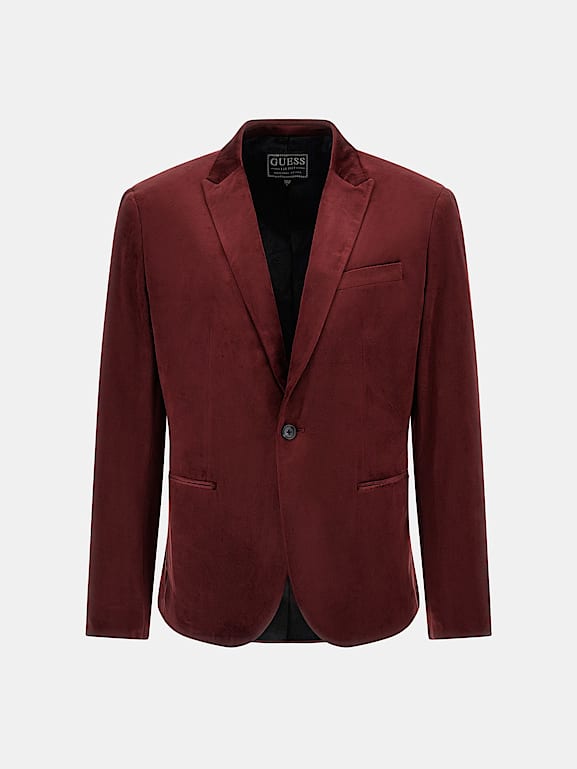 Guess red cheap blazer