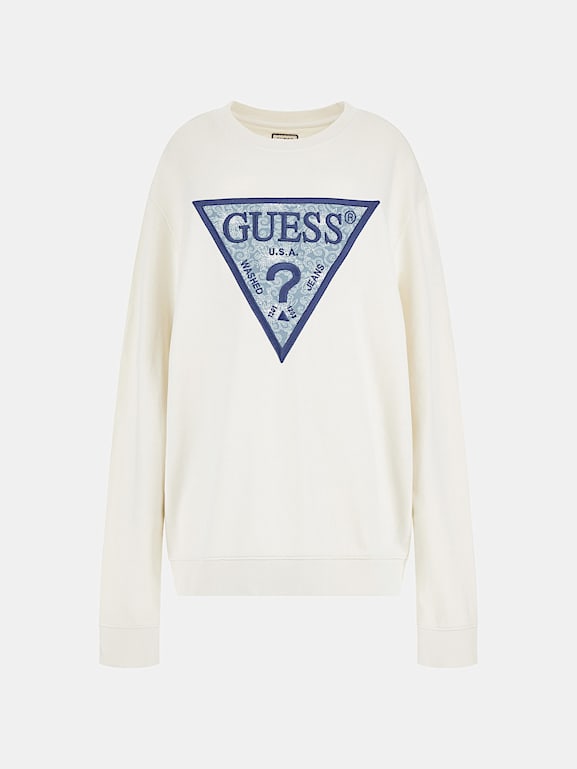 GUESS® Triangle logo sweatshirt