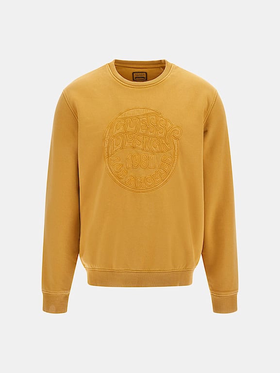 Guess yellow sweater hotsell