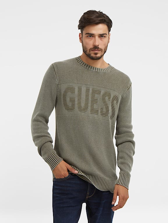 Guess sweater mens top