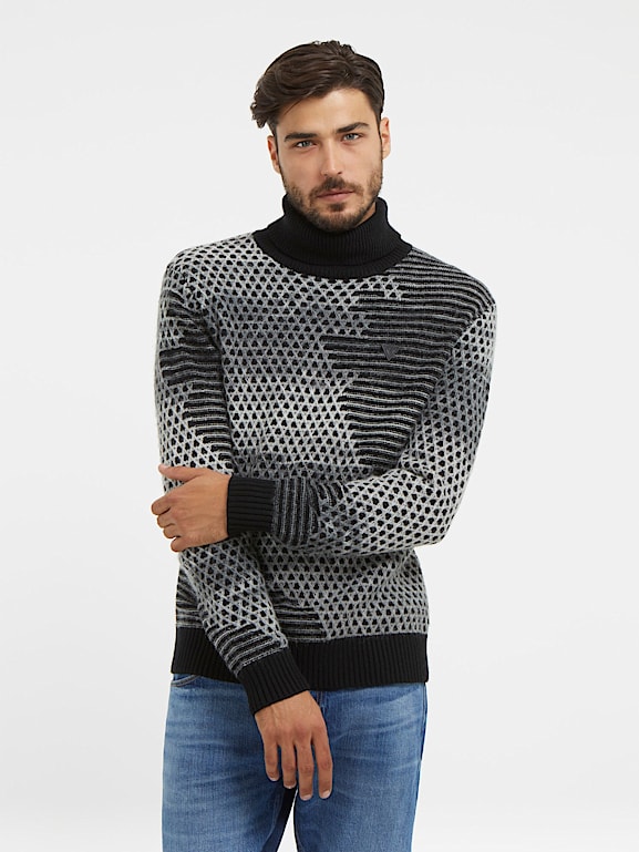 Guess turtleneck mens top