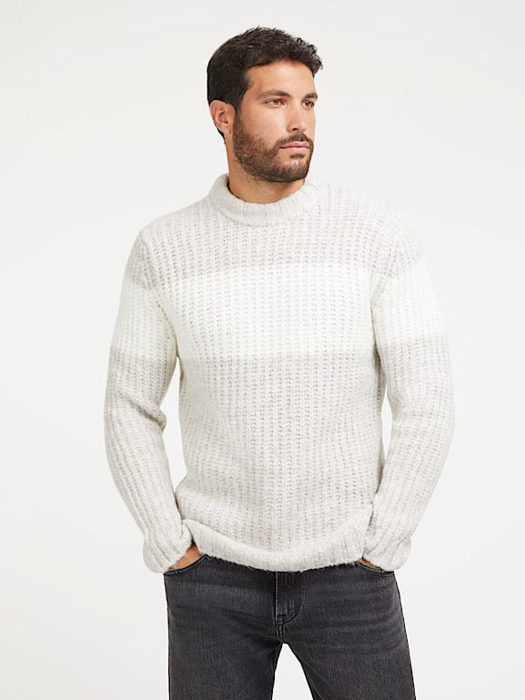 GUESS Maglione girocollo misto lana Uomo