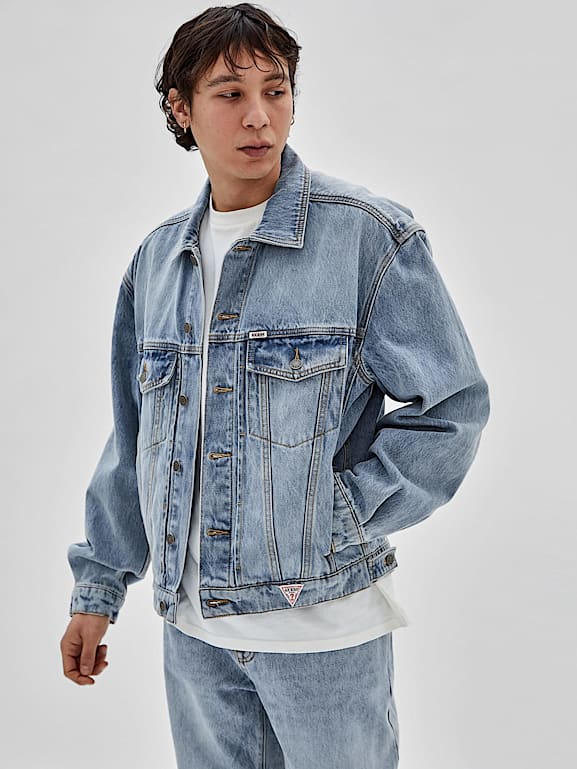 Chaqueta vaquera modelo trucker Hombre GUESS Originals Sitio