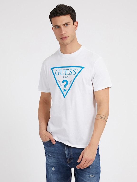 Camiseta con triángulo logo reflectante Hombre | Sitio Oficial
