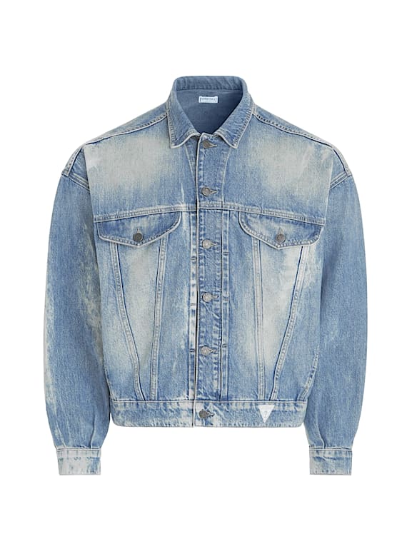 Guess classic denim jacket best sale
