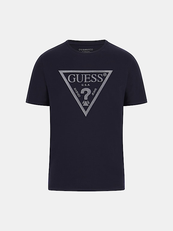Guess reflective top t shirt