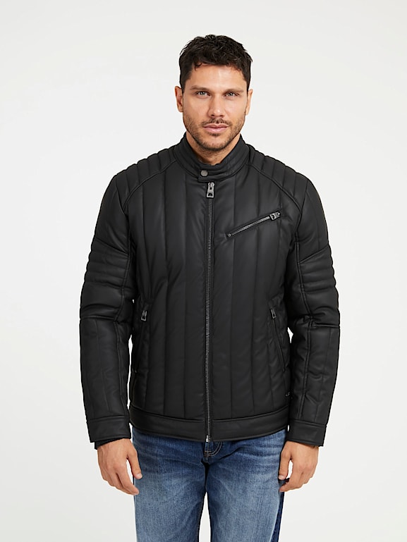 Blouson cuir guess homme best sale