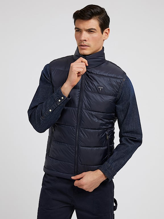 Guess vest for men clearance