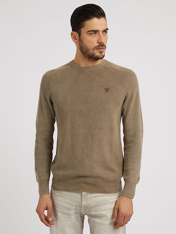 Brown guess sweater clearance