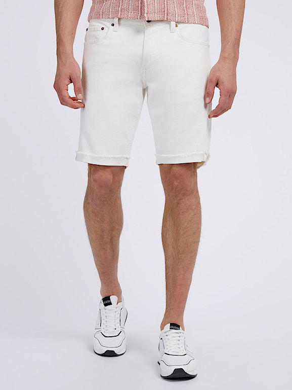 GUESS Denim shorts Men