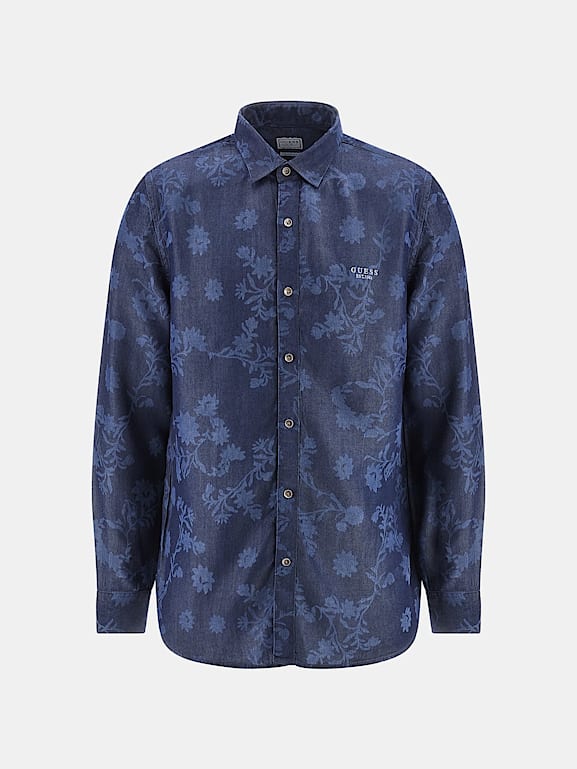 Guess mens floral shirt shop