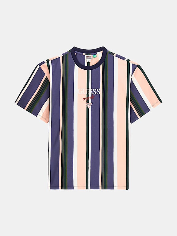 Guess t shirt righe hotsell