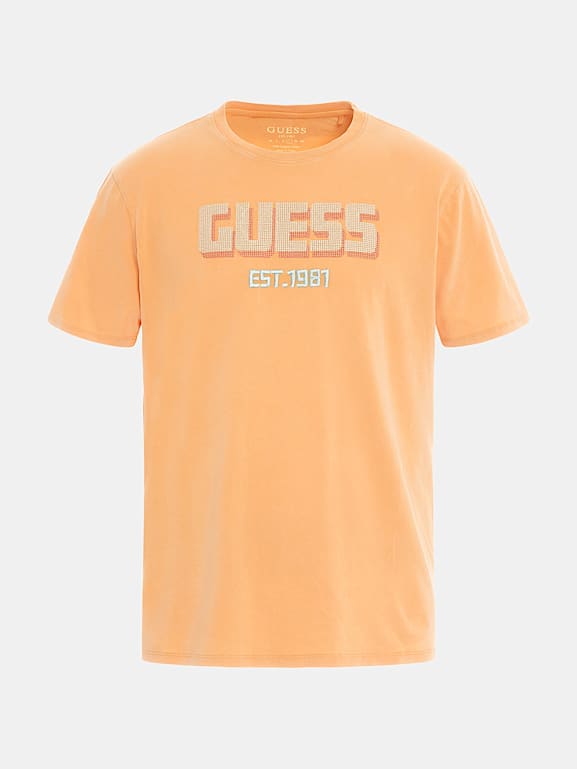 GUESS Embroidered logo t shirt