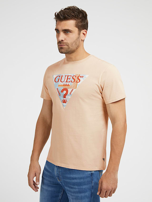 Camiseta guess triangulo hombre shop