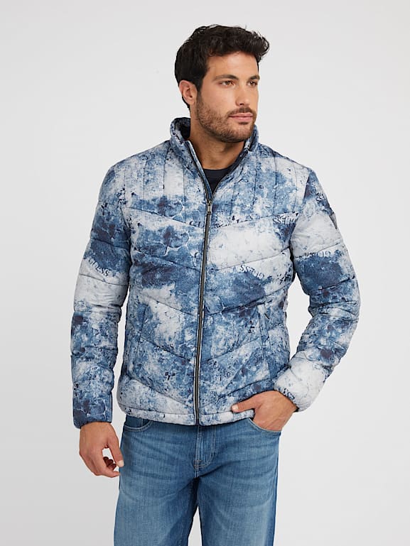 Guess denim puffer jacket top