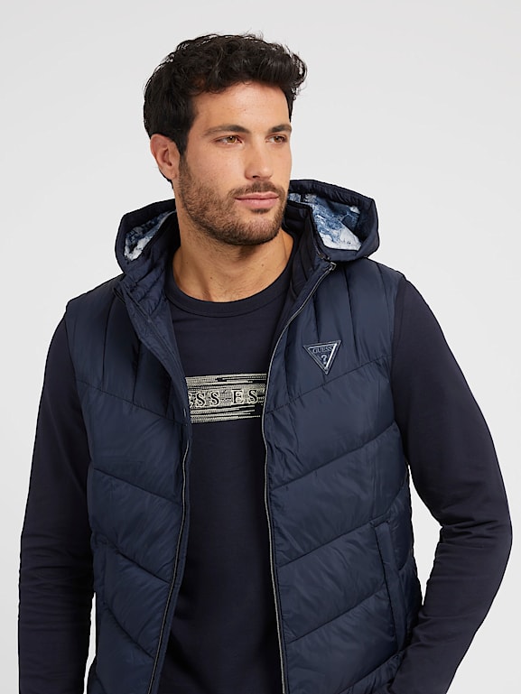 GUESS Doudoune sans manches super l g re Homme