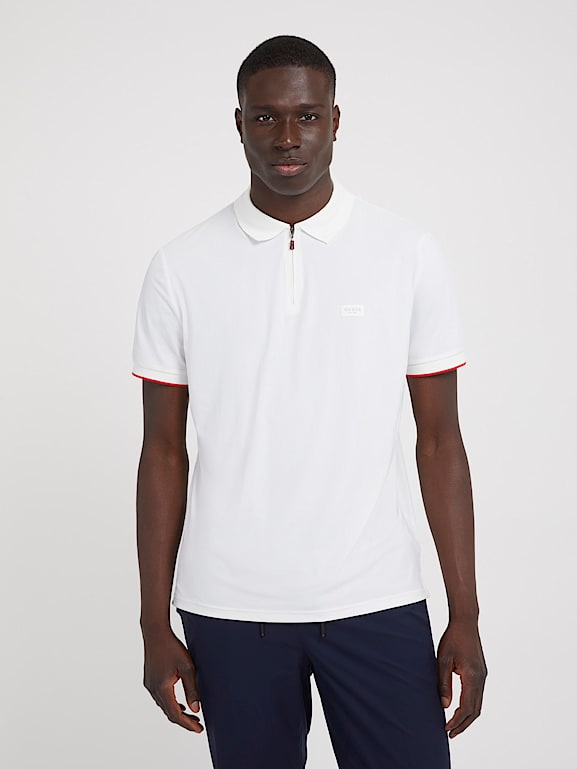 GUESS Polo in nylon tech stretch Uomo