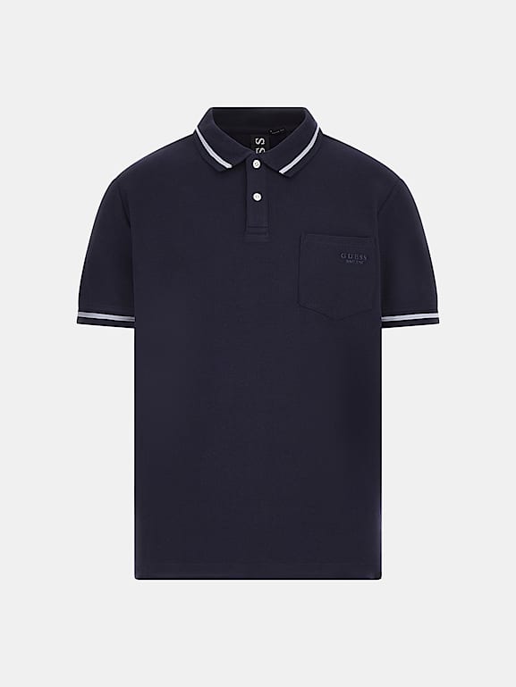 Guess long sleeve polo new arrivals