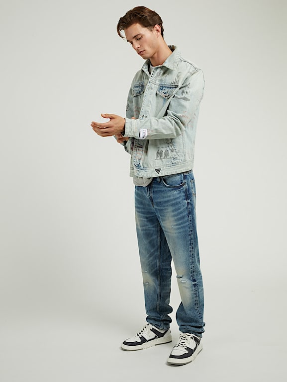 Zara homme veste en jean best sale