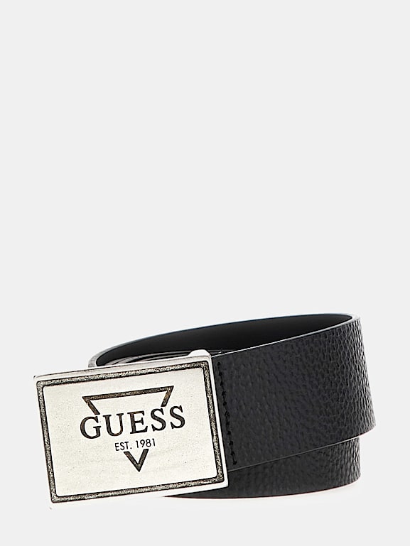 Placket Buckle Belt - Black