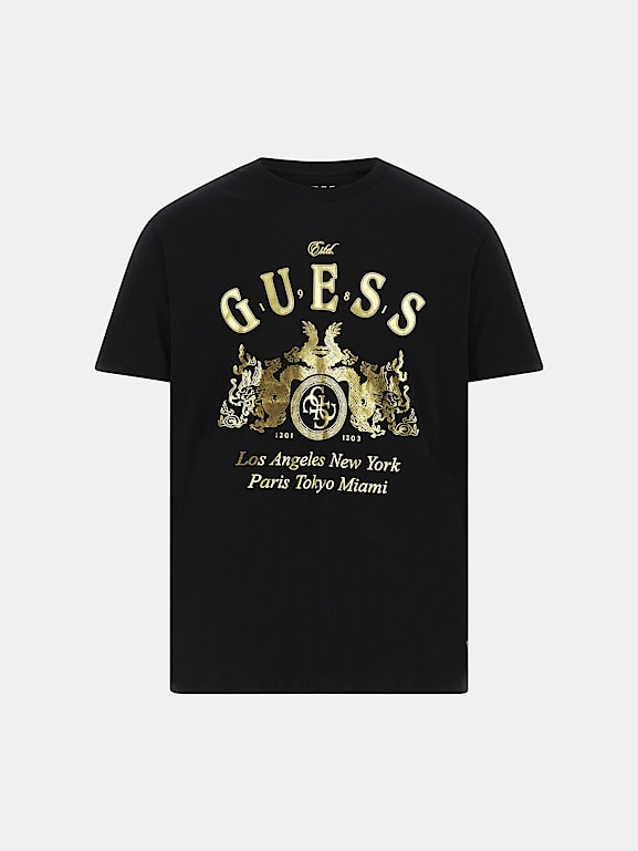 GUESS Front logo t shirt Men